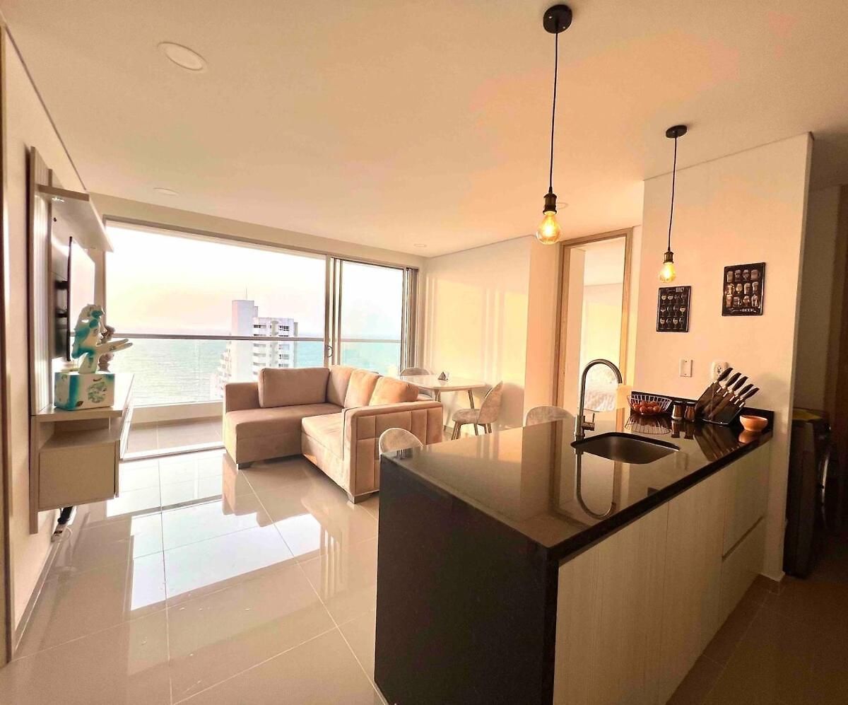Apartamento Moderno Y Lujoso Con Vista Al Mar Piso19 - Cerca A La Ciudad Amurallada *