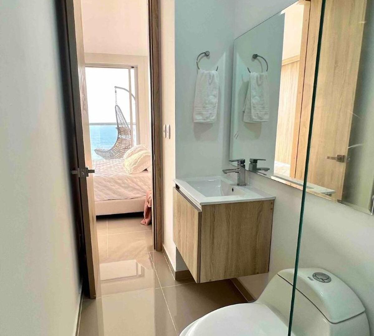 Apartamento Moderno Y Lujoso Con Vista Al Mar Piso19 - Cerca A La Ciudad Amurallada