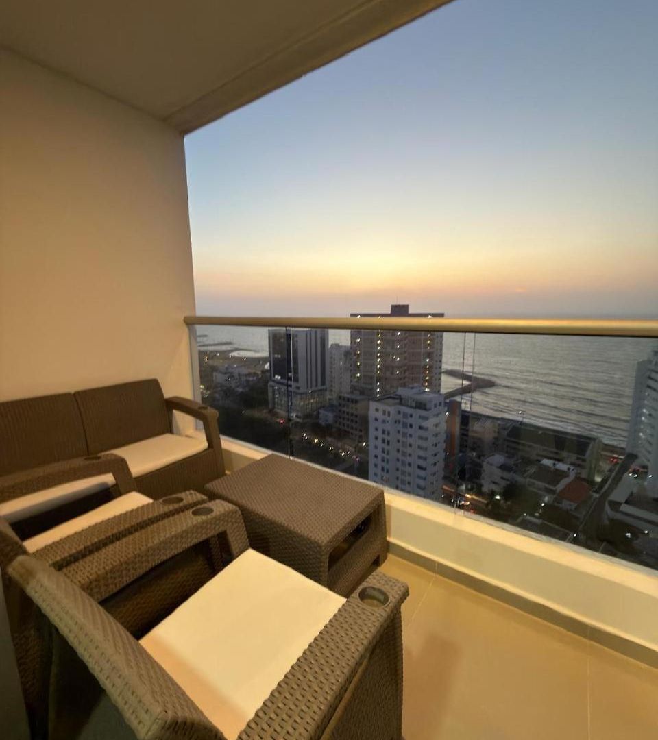 Moderno Y Lujoso Con Vista Al Mar Piso19 - Cerca A La Ciudad Amurallada Apartamento Cartagena