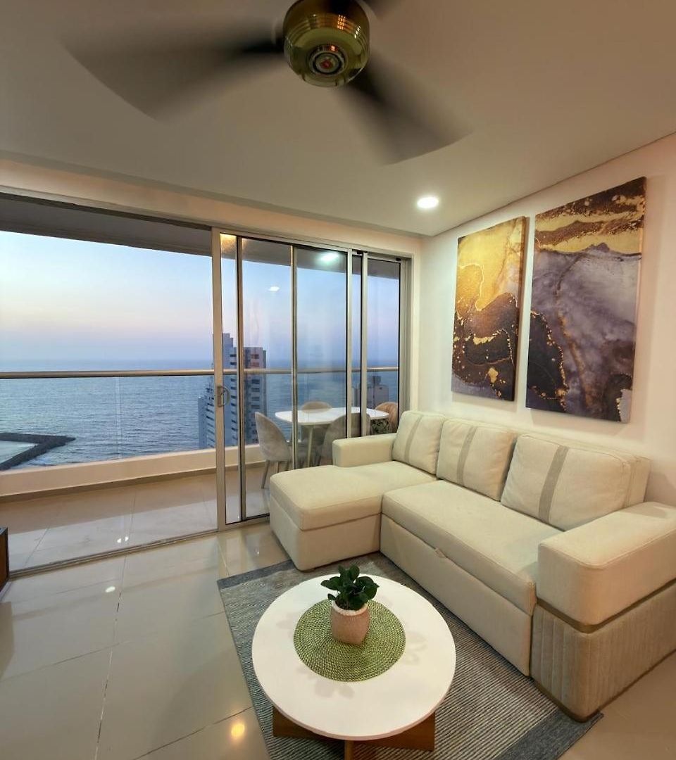Moderno Y Lujoso Con Vista Al Mar Piso19 - Cerca A La Ciudad Amurallada Apartamento