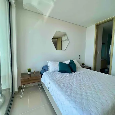 Moderno Y Lujoso Con Vista Al Mar Piso19 - Cerca A La Ciudad Amurallada * Cartagena
