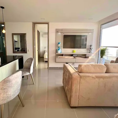 Moderno Y Lujoso Con Vista Al Mar Piso19 - Cerca A La Ciudad Amurallada Apartamento Cartagena