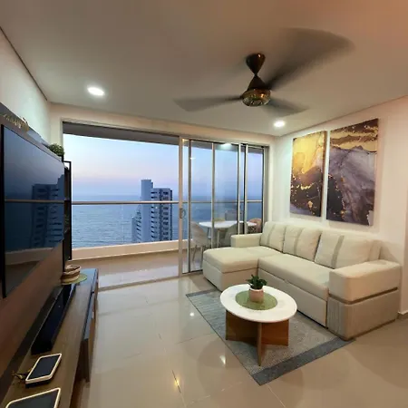 Moderno Y Lujoso Con Vista Al Mar Piso19 - Cerca A La Ciudad Amurallada Apartamento