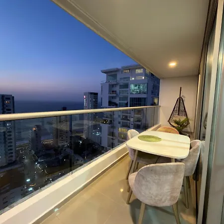 Moderno Y Lujoso Con Vista Al Mar Piso19 - Cerca A La Ciudad Amurallada Apartamento