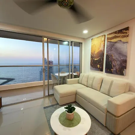 Moderno Y Lujoso Con Vista Al Mar Piso19 - Cerca A La Ciudad Amurallada Apartamento