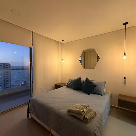 Moderno Y Lujoso Con Vista Al Mar Piso19 - Cerca A La Ciudad Amurallada Apartamento Cartagena